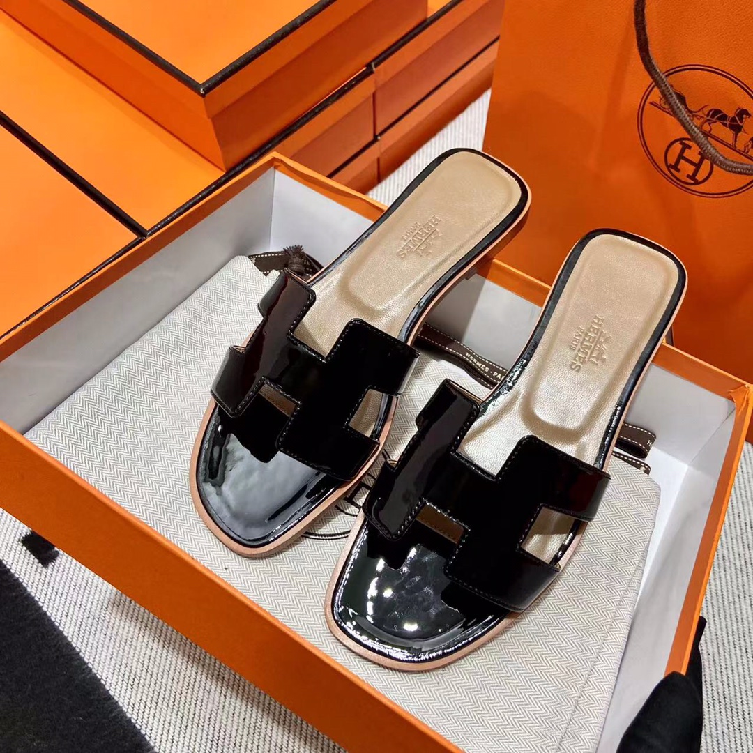 에르메스 올수공 오란 슬리퍼 샌들 페이던트 34